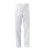 PANTALONI CON ELASTICO BIANCO