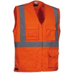GILET HV SEKI ARANCIO