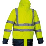 GIACCA PARKA TELSEN HV GIALLO