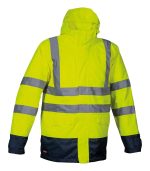 GIACCA PARKA TELSEN HV GIALLO