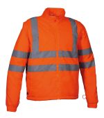 GIACCA PARKA TELSEN HV ARANCIO - immagine 2