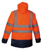 GIACCA PARKA TELSEN HV ARANCIO - immagine 4
